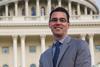 Michael Fernandez in front of the Capitol building in Washington DC, USA